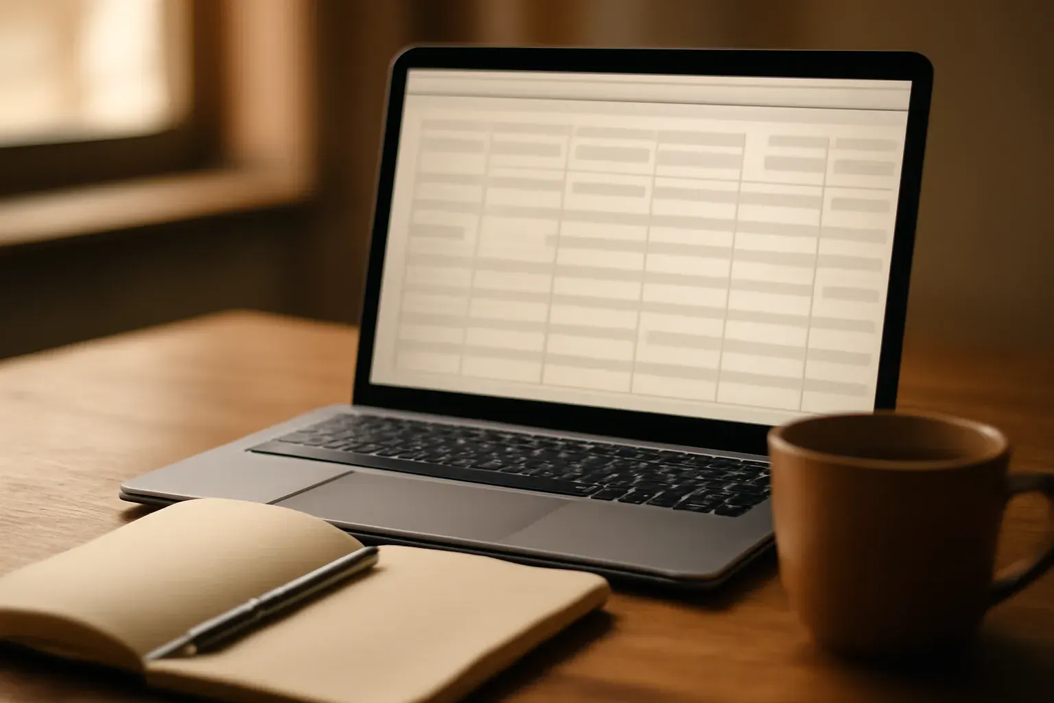 Laptop showing a UI string table